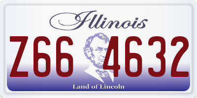 IL license plate Z664632