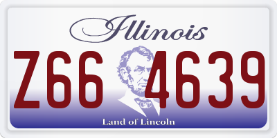 IL license plate Z664639