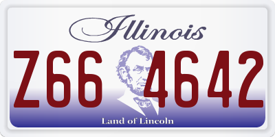 IL license plate Z664642