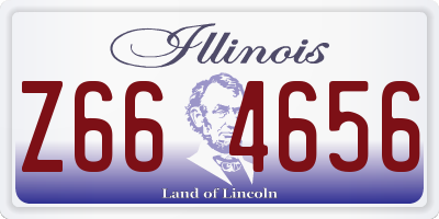 IL license plate Z664656