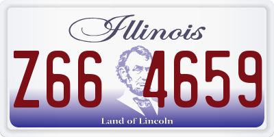 IL license plate Z664659