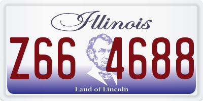 IL license plate Z664688