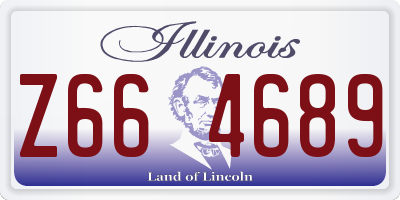 IL license plate Z664689