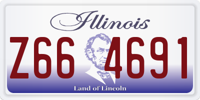 IL license plate Z664691