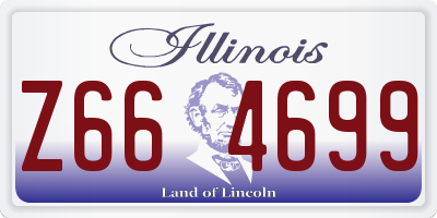 IL license plate Z664699
