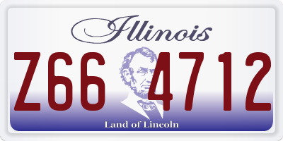 IL license plate Z664712