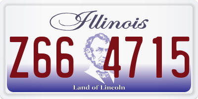 IL license plate Z664715