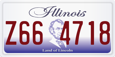 IL license plate Z664718