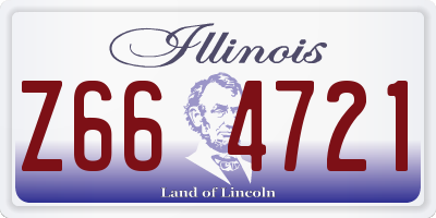 IL license plate Z664721