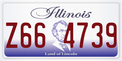 IL license plate Z664739