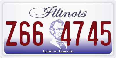 IL license plate Z664745