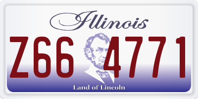 IL license plate Z664771