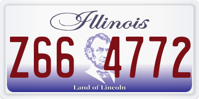 IL license plate Z664772