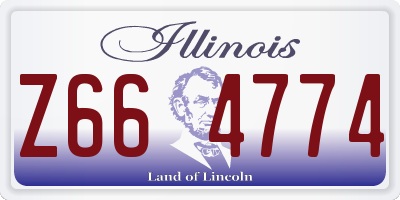 IL license plate Z664774