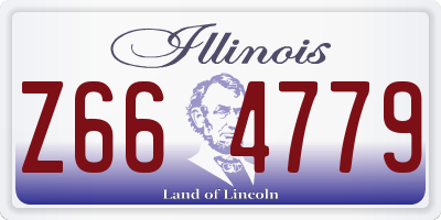 IL license plate Z664779