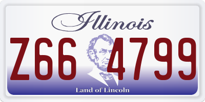 IL license plate Z664799