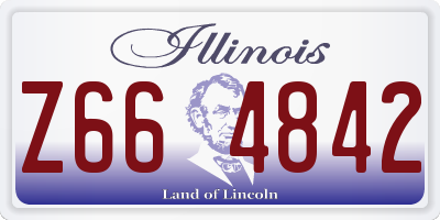 IL license plate Z664842