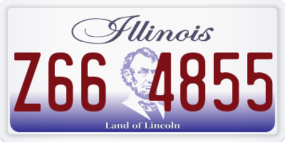 IL license plate Z664855