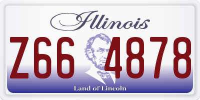 IL license plate Z664878