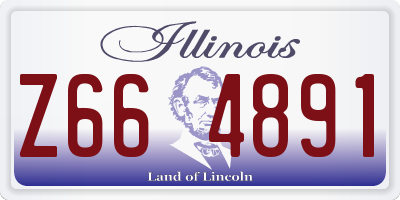 IL license plate Z664891