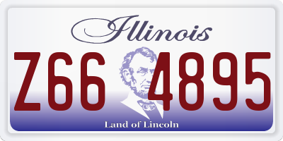 IL license plate Z664895