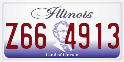 IL license plate Z664913