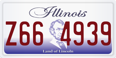 IL license plate Z664939