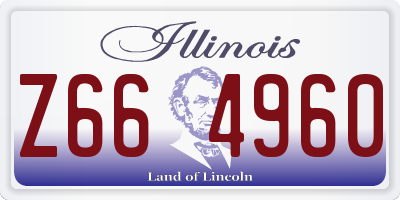 IL license plate Z664960