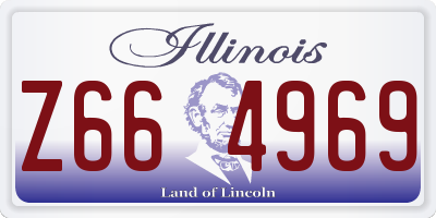 IL license plate Z664969