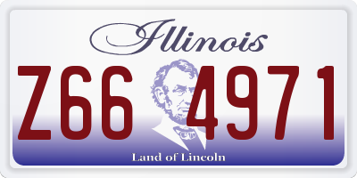 IL license plate Z664971
