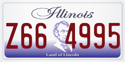 IL license plate Z664995