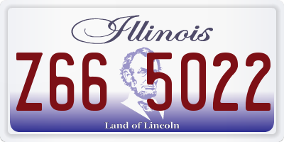 IL license plate Z665022