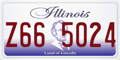 IL license plate Z665024