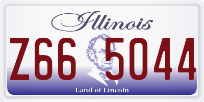 IL license plate Z665044