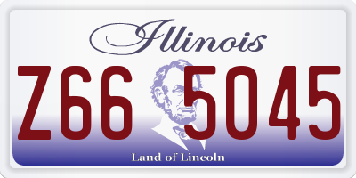 IL license plate Z665045