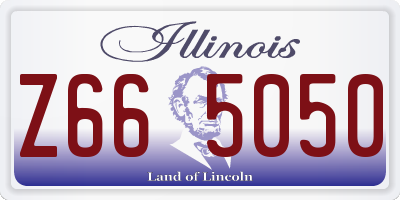 IL license plate Z665050