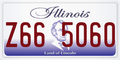 IL license plate Z665060