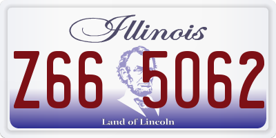 IL license plate Z665062