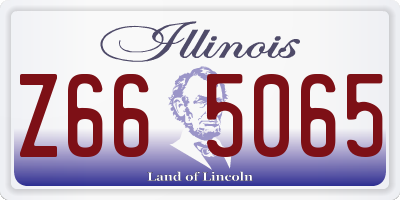 IL license plate Z665065