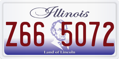 IL license plate Z665072