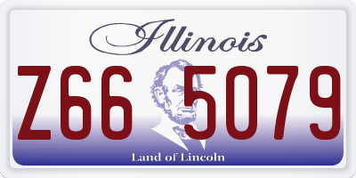 IL license plate Z665079