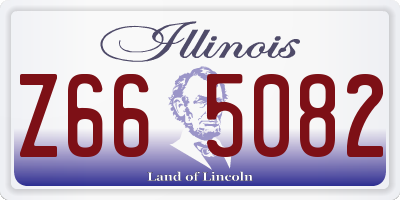 IL license plate Z665082