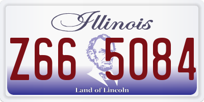 IL license plate Z665084