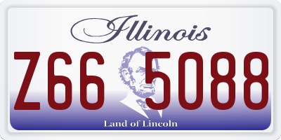 IL license plate Z665088