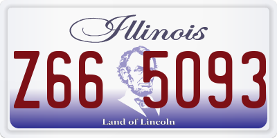 IL license plate Z665093