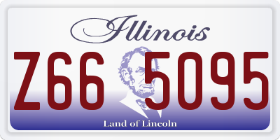 IL license plate Z665095