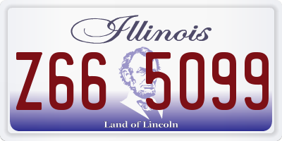 IL license plate Z665099