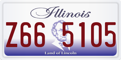 IL license plate Z665105