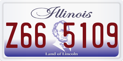 IL license plate Z665109