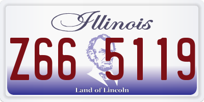 IL license plate Z665119